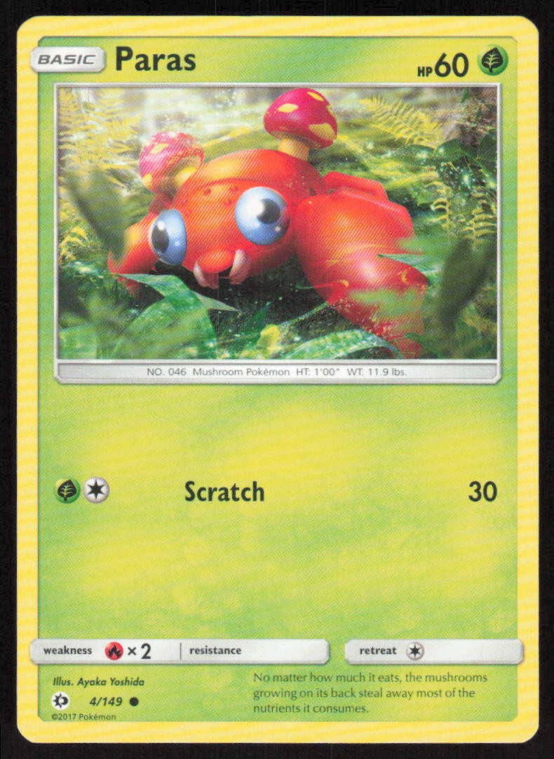 Paras Common4/149SM Base SetLP