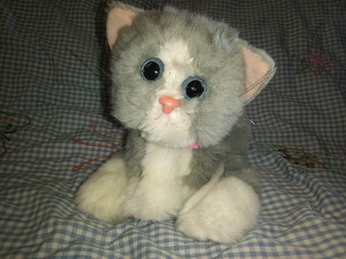 2000 Kitty Kitty Kittens By Tyco Purs "Smokey" Very Fluffy, Nose Replacement - Picture 6 of 10
