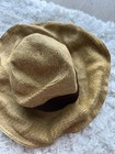 Gucci Women’s Beige Straw Wide Brim Sun Hat Brown Bow Band Size L — photo 6