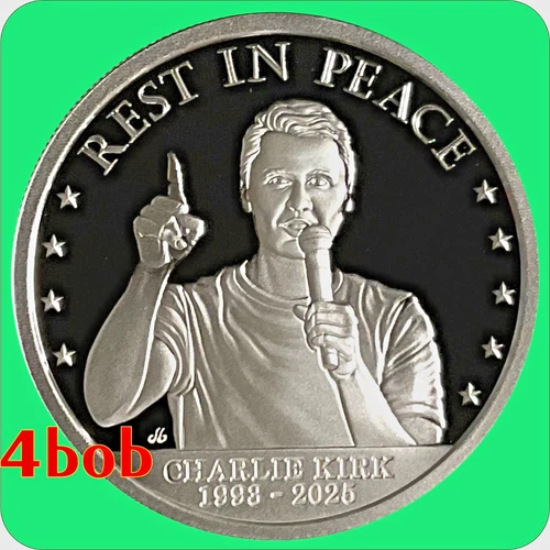 💥LIMITED EDITION💥 2025 SILVER SHIELD CHARLIE KIRK PROOF MicroMintage