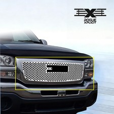 For 03-06 Gmc Sierra 15002500hd3500 Chrome Upper Stainless Billet Grille Grill For 03-06 Gmc Sierra 15002500hd3500 Chrome Upper Stainless Billet Grille Grill