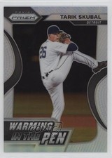 2020 Panini Prizm Warming in the Pen Silver Prizm Tarik Skubal #WIP-8 0s07