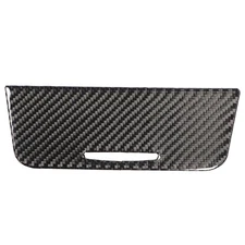 Real Carbon Fiber Console Storage Box Panel Cover Trim Fits For BMW 1 Series E87