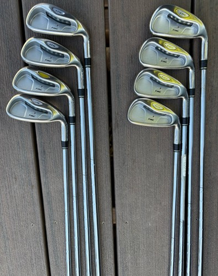 #ad Taylormade RAC OS Iron Set 3 9 PW Stiff flex Golf Clubs $159.00