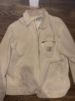 CARHARTT WIP DETROIT JACKET DUSKY BEIGE/DUSKY BEIGE STONE CANVAS