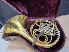 Elkhorn By Getzen 3 Valve French Horn W Case
