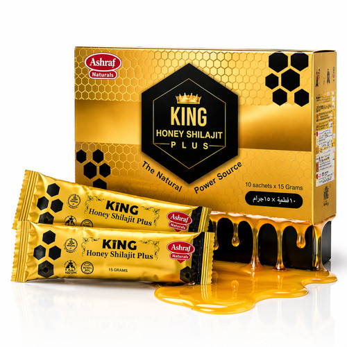 Organic Pakistani Shilajit with Honey 15 packs 4 Immune and Testosterone Boost