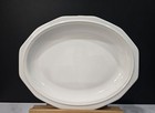 Vintage Pfaltzgraff Heritage White 14" x 10 1/2" Oval Serving Platter