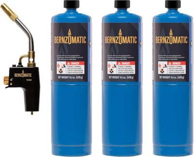 TS4000 Trigger Start Torch 361524 (TS4000 Torch + 3 Pack Propane Gas)