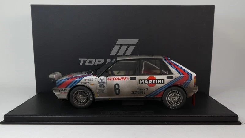 TopMarques Lancia Delta HF 4WD #6 Biasion Monte Carlo 1987 DIRTY 1/12 TMR1263AD - Immagine 3 di 4