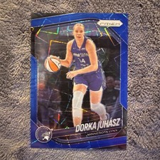 2025-26 Panini Prizm Blue Velocity COLOR MATCH Dorka Juhasz #109 Lynx Mint!