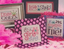 It's A Girl Thing by Lizzie Kate cross stitch pattern