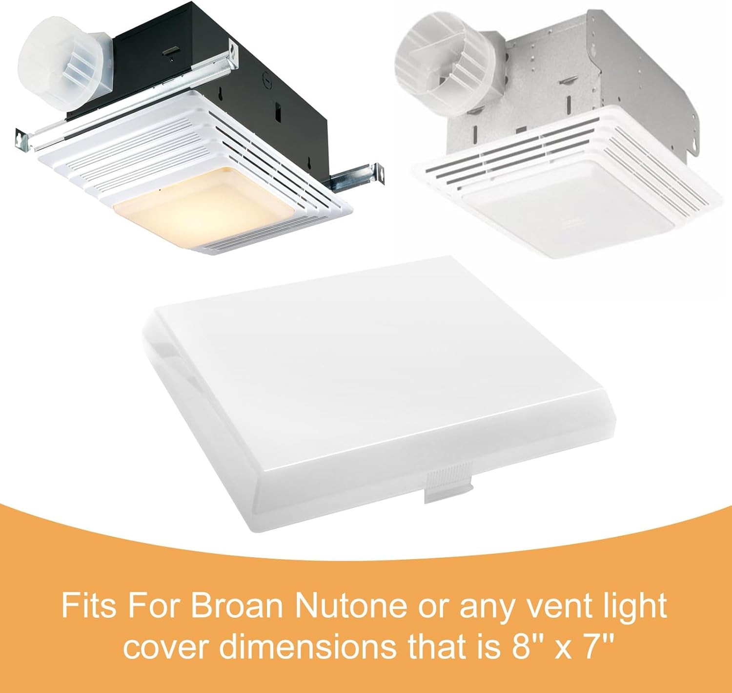 AP5609551 Bathroom Fan Light Cover Fits For Broan Nutone Bathroom Vent Fan Light