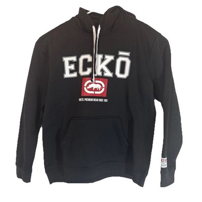 Eckō Unltd Black Rhino Logo Pullover Hoodie NWT Size XL