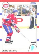 1990-91 Score American #165 Craig Ludwig