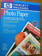 Hewlett Packard Photo Paper 8 x 10 Sheets
