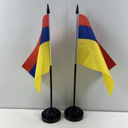 Bandiera Colombia piccola mini bandiera colombiana scrivania - Foto 4 di 5