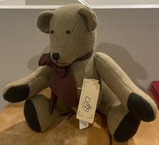 Vintage Real Bear Original Button Eyes Jointed Tan Large Teddy 19 Inch