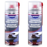 2 X Presto KäLteschock Schnell-RostlöSer 400 Ml 157233 Eisspray Rostfrei Rostweg