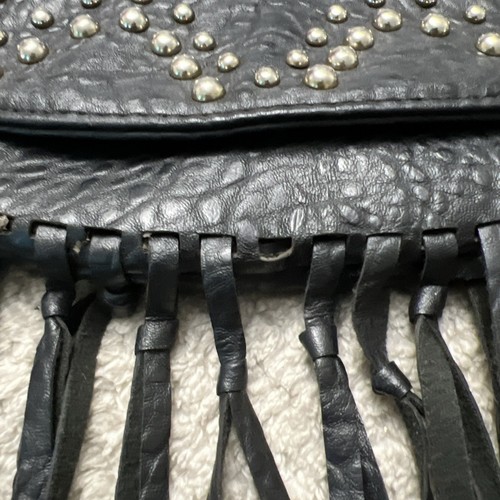 Revolution Coming USA Studded Black Fringe Purse - Picture 5 of 10