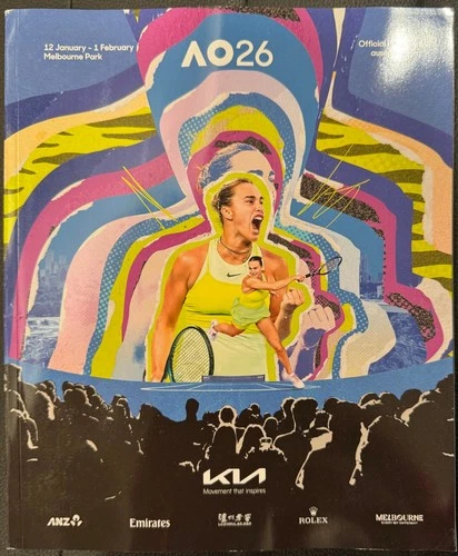Australian Open AO 2026 Official Program Magazine - NEW!