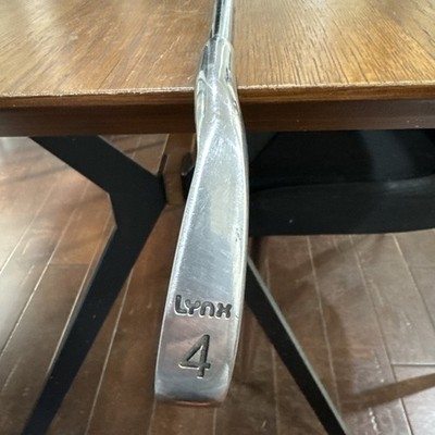 Vintage Lynx RH Predator Plus 4 Iron Regular Flex Shaft With It's