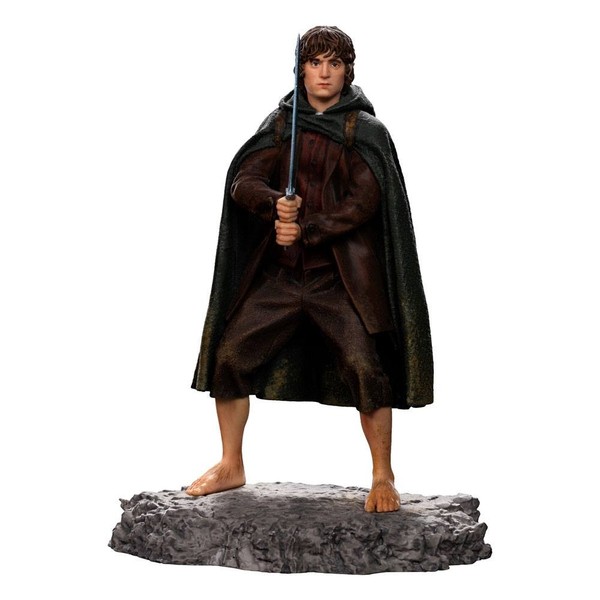 Herr Der Ringe Bds Art Scale Statue 1/10 Frodo 12Cm Iron Studios-image