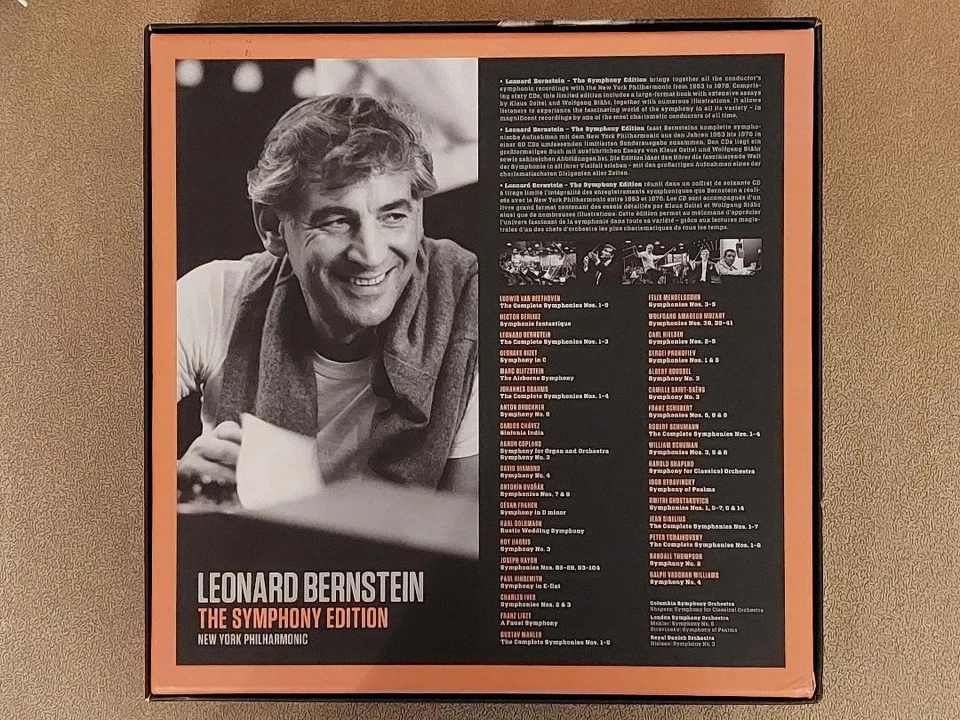 LEONARD BERNSTEIN - The Symphony Edition 60 CD Box ! Beethoven, Mozart, Mahler ! - Bild 4 von 4