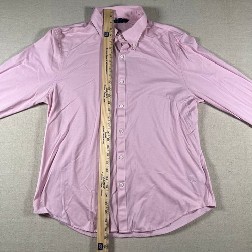 Brooks Brothers Supima Algodón Hombre Manga Larga Con Botones Talla XL Preppy Rosa - Imagen 4 de 6