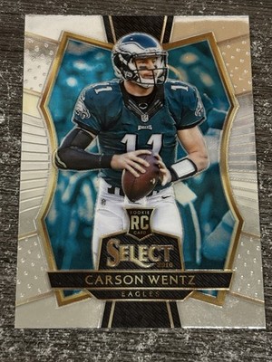 Carson Wentz (RC) 2016 Panini Select Premier Level #135 Eagles