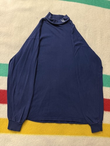 Vintage 90s New York Yankees Mock Neck Turtleneck Majestic Official Size Large L - Picture 3 of 12