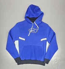 Vintage Nike Sportswear Hoodie Mens Small Blue Sweatshirt Athletic Center Swoosh
