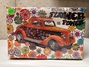 🎁RARE! AMT Michael J. Pollard Flower Power Car 1936 Ford 1/25 Scale Sealed Kit!