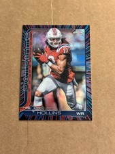 2025 Topps Chrome Mack Hollins Neon Pulse Refractor Patriots SP