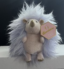 FAO Schwarz 6" Sparklers Plush Purple Lavendar Hedgehog Stuffed Animal Pal