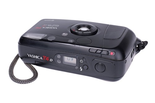 Cámara compacta Yashica T4 D Premium 35 mm negra Zeiss Tessar 35 mm f/3,5 SKA0422 - Imagen 3 de 8