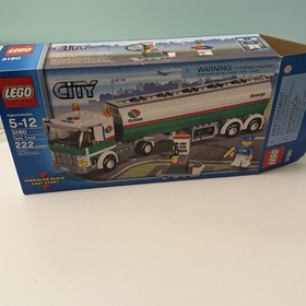 Lego City Set 3180 Tank Truck Complete Set With Box, Manual, Minifig Retired
