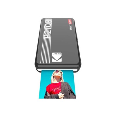 Kodak Mini 2 Retro | mobiler Fotodrucker, Schwarz NEU&OVP