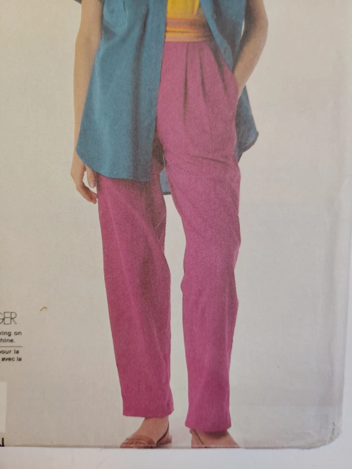 Simplicity Super Saver 8695 Sewing Pattern Shirt Pants UC Ladies 16 18 20 Loose - Image 4 of 4