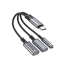 3 in 1 Type C Digital Audio and Charging Adapter for iPhone and Devices