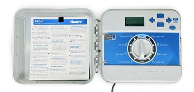 Hunter Pro-C PC-400i Irrigation Controller Indoor 4-Station w/ Power Supply