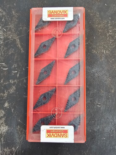 Qty 10 Sandvik VNMG 331 160404 VNMG331-PF VNMG160404-PF 4225 Carbide Inserts