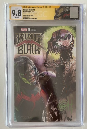 King in Black #1 CGC SS 9.8 Signed Greg Horn Knull Retired Label