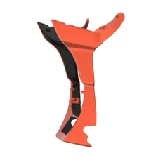 Advanblack Fairing Spoiler Kit Fits for 2017+ Harley Road Glide ORANGE LAVA