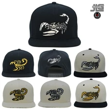 Scorpion New Leader HL Snapback 3D Scorpion Embroidery Adult Adjustable Cap Hat