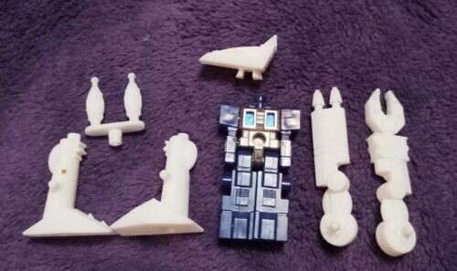 Custom Blockman Starriors Hotshot Robotech Robolinks White New - Picture 2 of 4