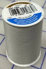 Grey Coats & Clark All Purpose Thread 400 Yard Spool - Various Quantity Options