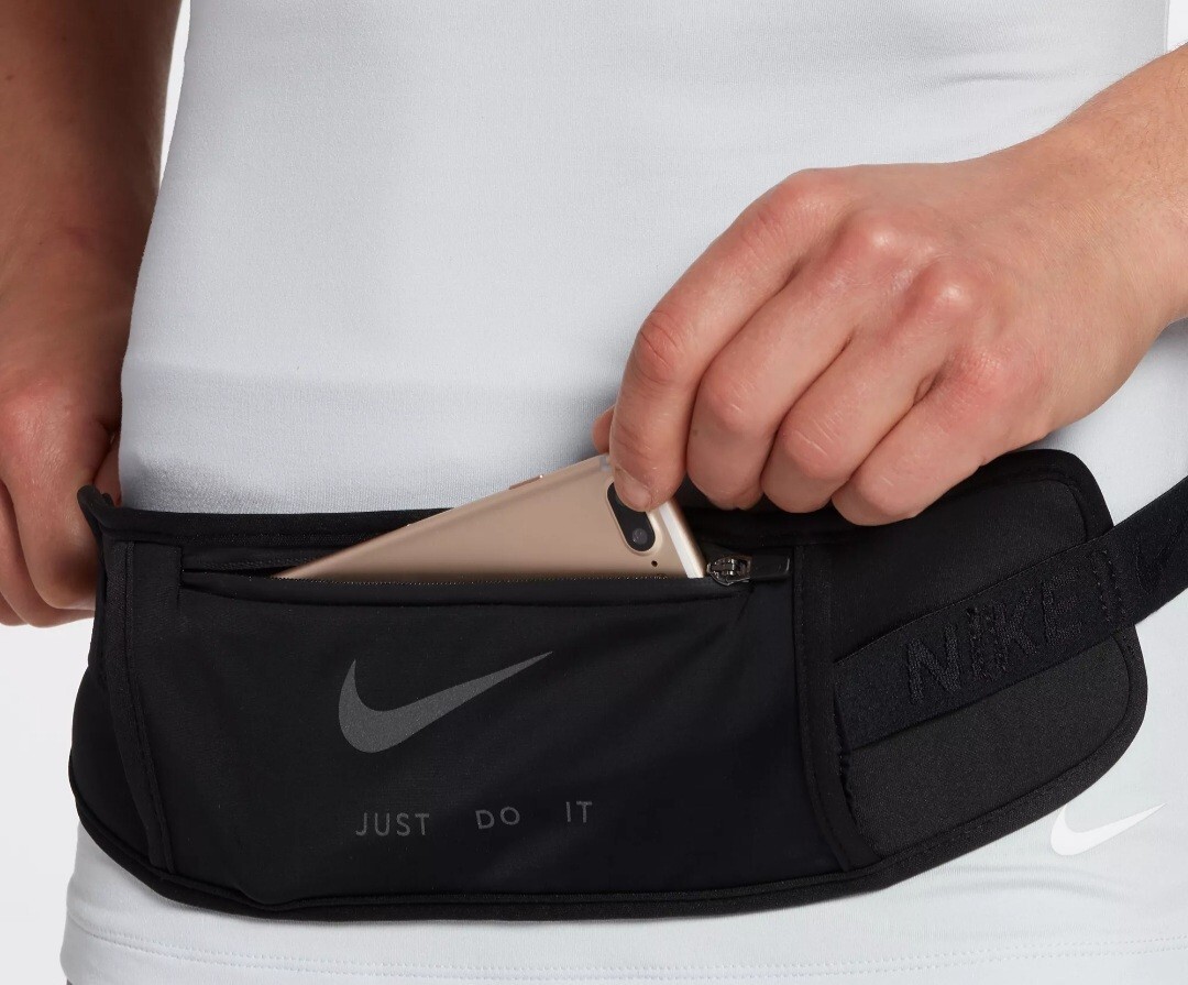 NIKE WAISTPACK RACE DAY BLACK/BLACK UNISEX eBay