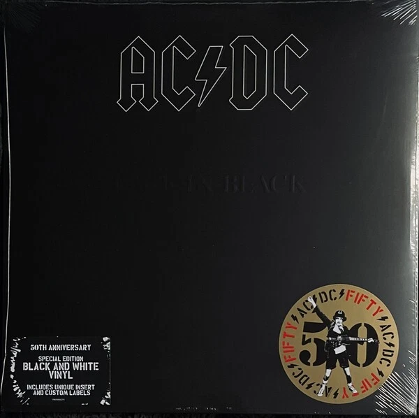 AC/DC - BACK IN BLACK - LP Remastered 180gram Black/White VINYL NEW ALBUM - image 2 of 4