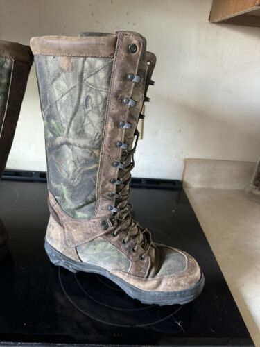Rocky Hunting camouflage snake Bite boots 7558 Big Tom gore tex sz 12M - Picture 4 of 12